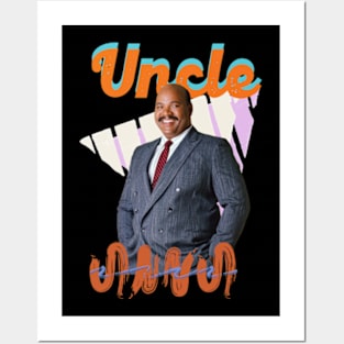 Uncle Phil  portrait quotes art 90s style retro vintage 80s Posters and Art